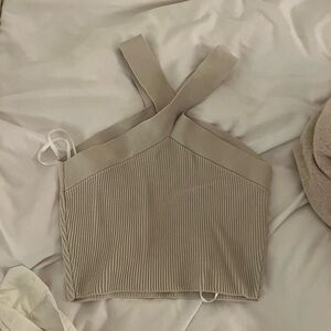Babaton Criss Cross Strap Top